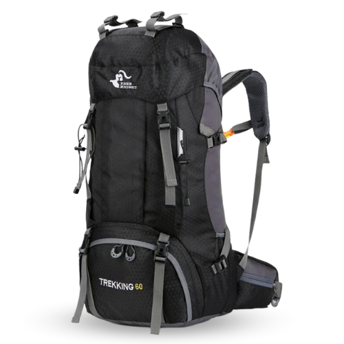 Sac à Dos de Randonnée 60L – Imperméable, Léger et Résistant avec Système d’Hydratation et Compartiments Multiples